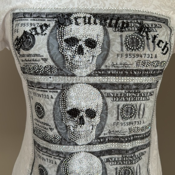 Philipp Plein Cashflow is King tshirt - Picture 2 of 9